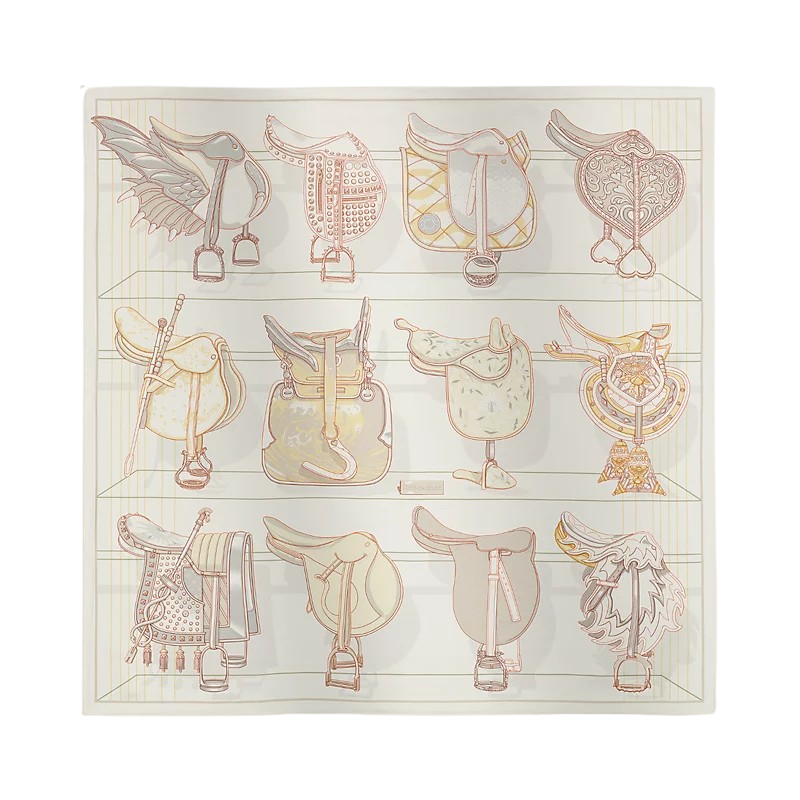 全新愛馬仕圍巾tous-en-selle